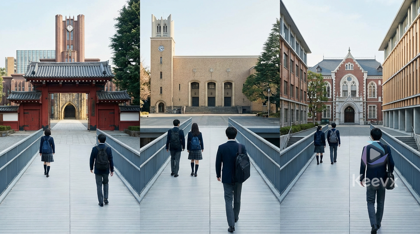 群筑日本大學分級與選校