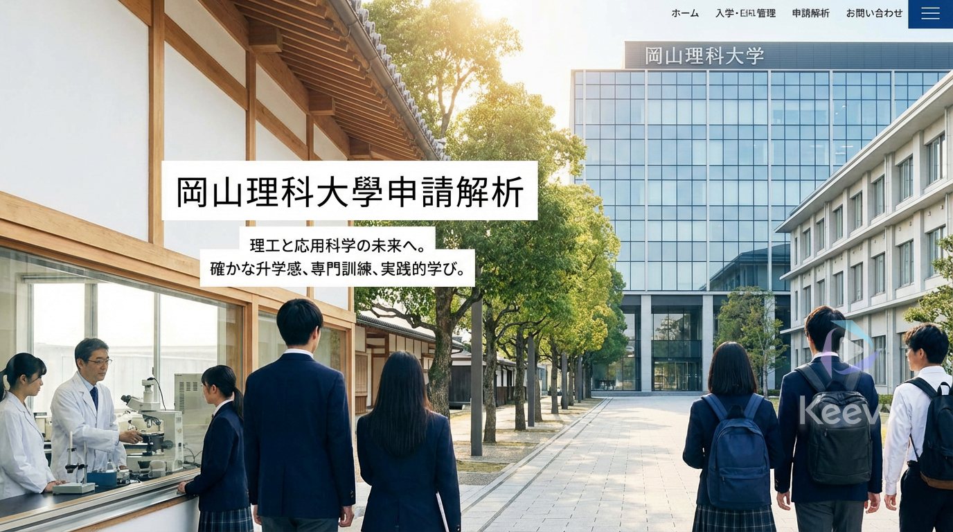 岡山理科大學申請解析｜理工科系特色、留學條件與日本升學策略