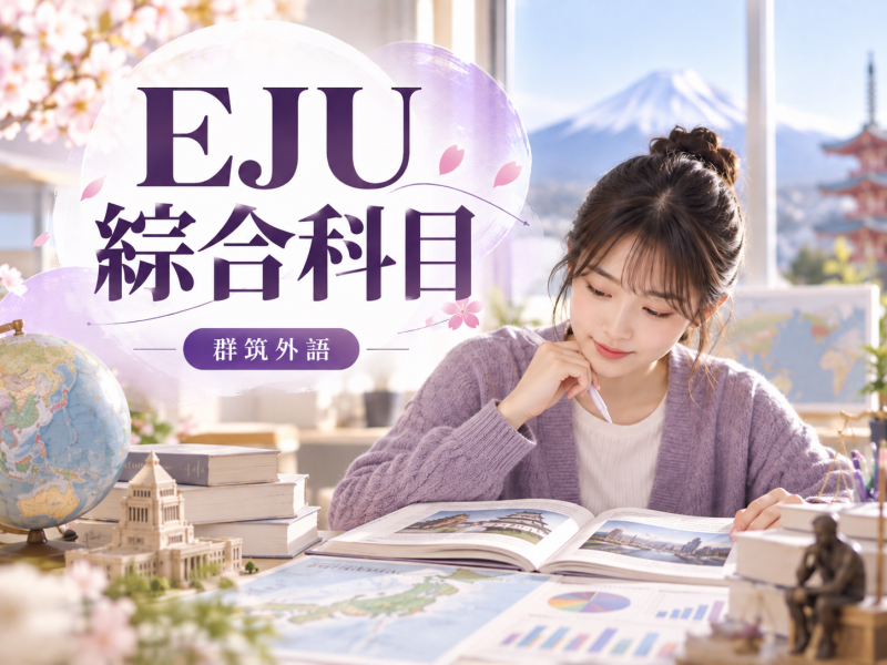 日本大學 EJU 綜合科目｜EJU 政治・經濟・社會・地理・歷史・升學準備